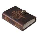 Vintage Leather Journal Tree of Life
