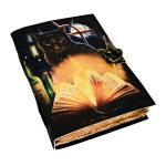 Cat Leather Print journal Spell book of Shadows