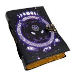 Egyptian Cat Goddess Leather Print Journal
