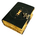 400 Pages Large Leather Print moon Goddess journal